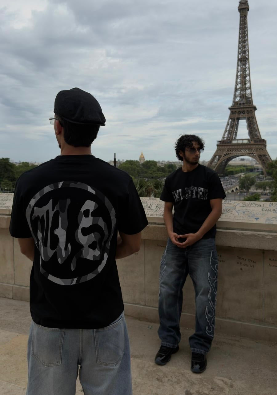 UNLISTED Camo Black Tee