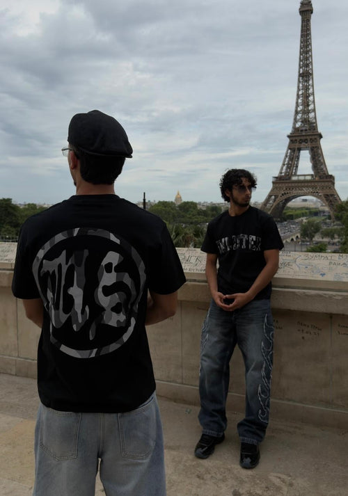 UNLISTED Camo Black Tee