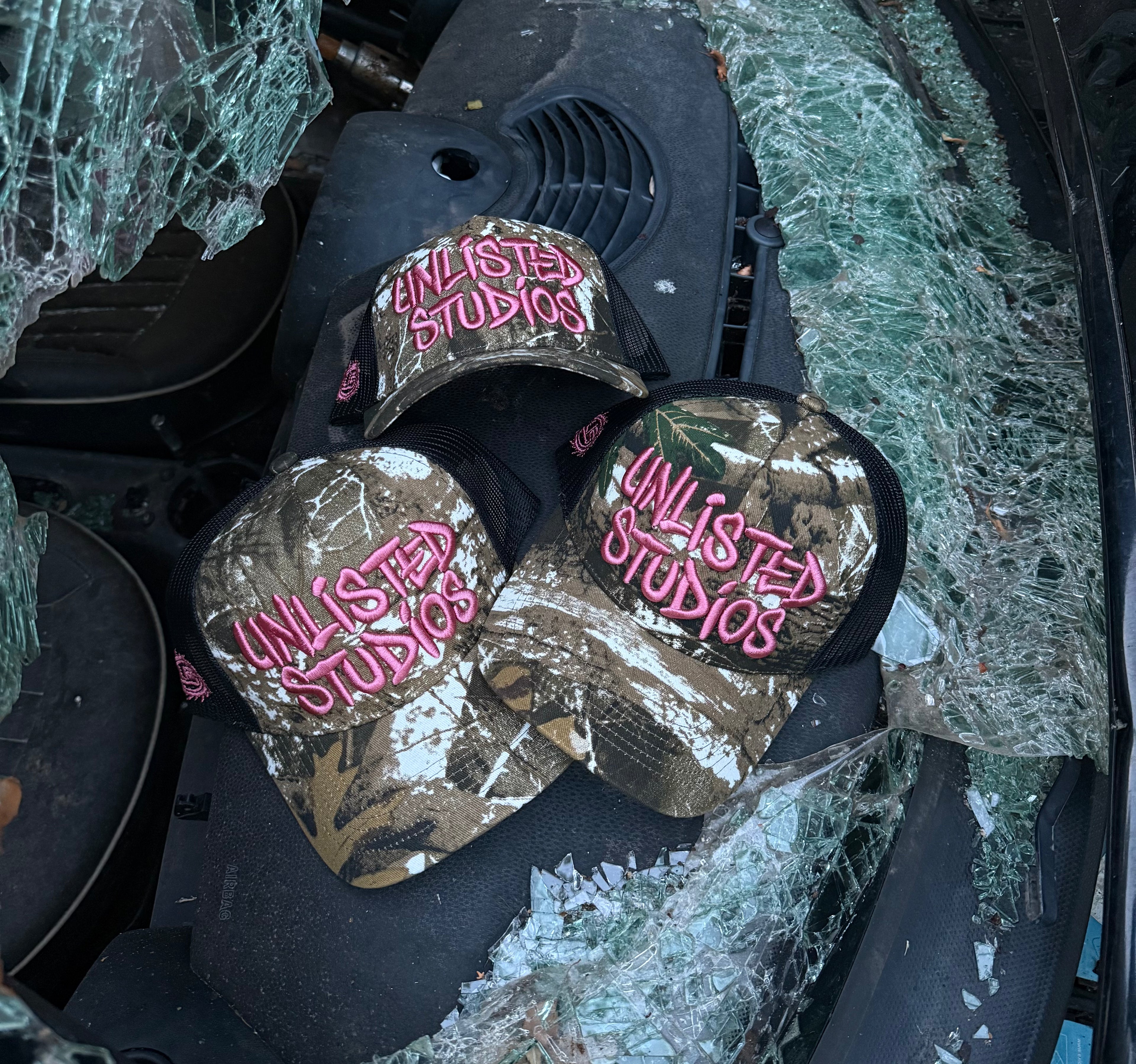 UNLISTED Camo Trucker Cap
