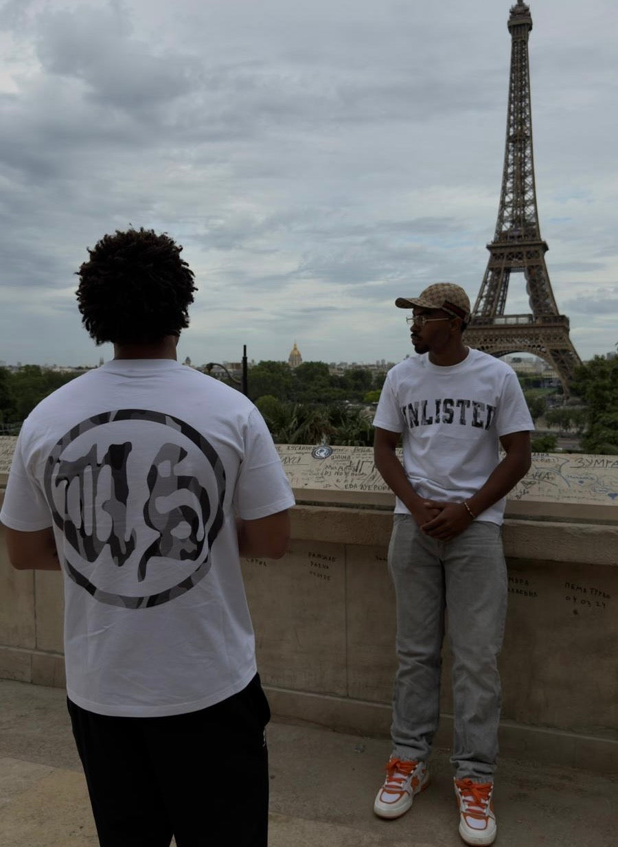 UNLISTED Camo White Tee