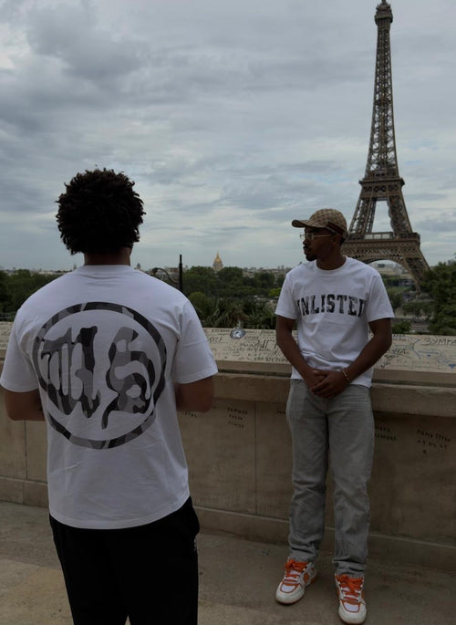 UNLISTED Camo White Tee